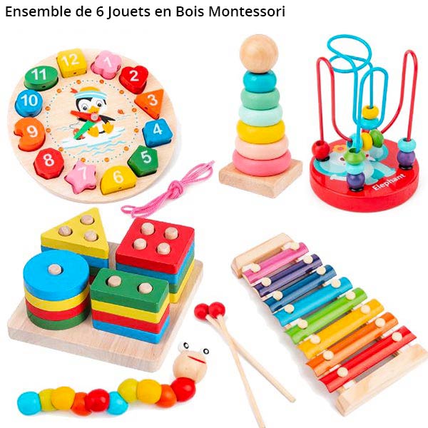 Jeux en Bois Montessori