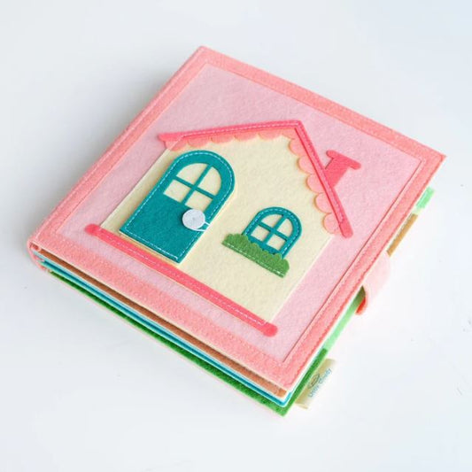 Livre en Tissu La Petite Maison Rose