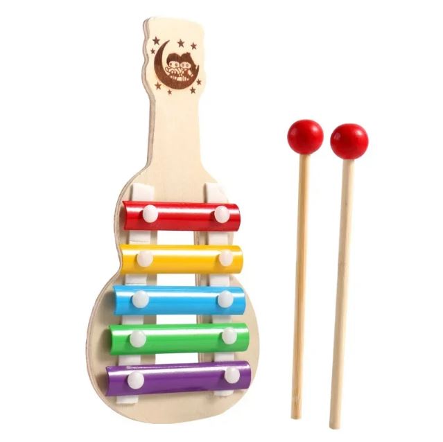 Xylophone en Forme de Violon (Bois)