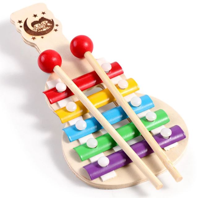 Xylophone en Forme de Violon (Bois)