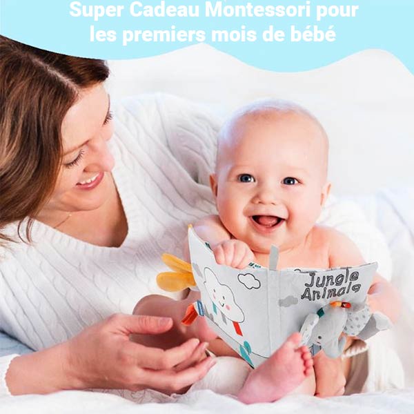 Livre à Toucher Montessori pour Bébé