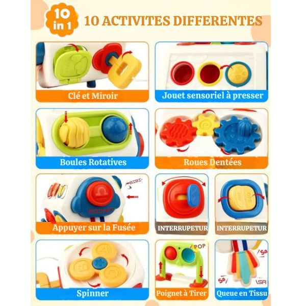 Cube d'Eveil 10 Activités