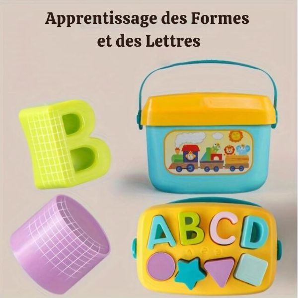 Cubes Educatifs Lettres et Formes