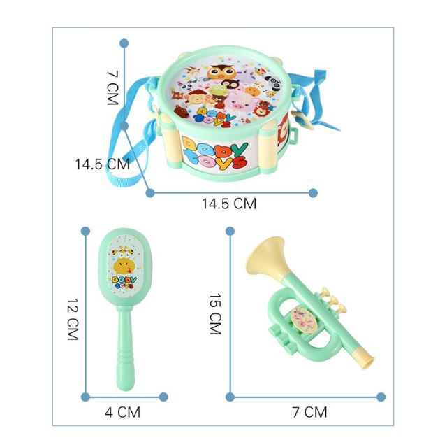 Tambour pour Bébé et ses Petits Instruments