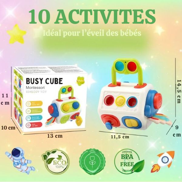 Cube d'Eveil 10 Activités