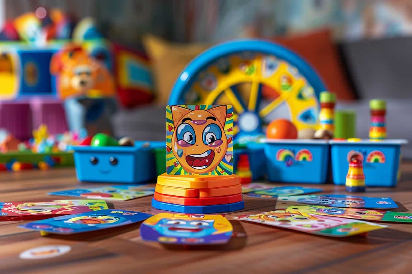 Activités pour apprendre les émotions avec cartes et roue