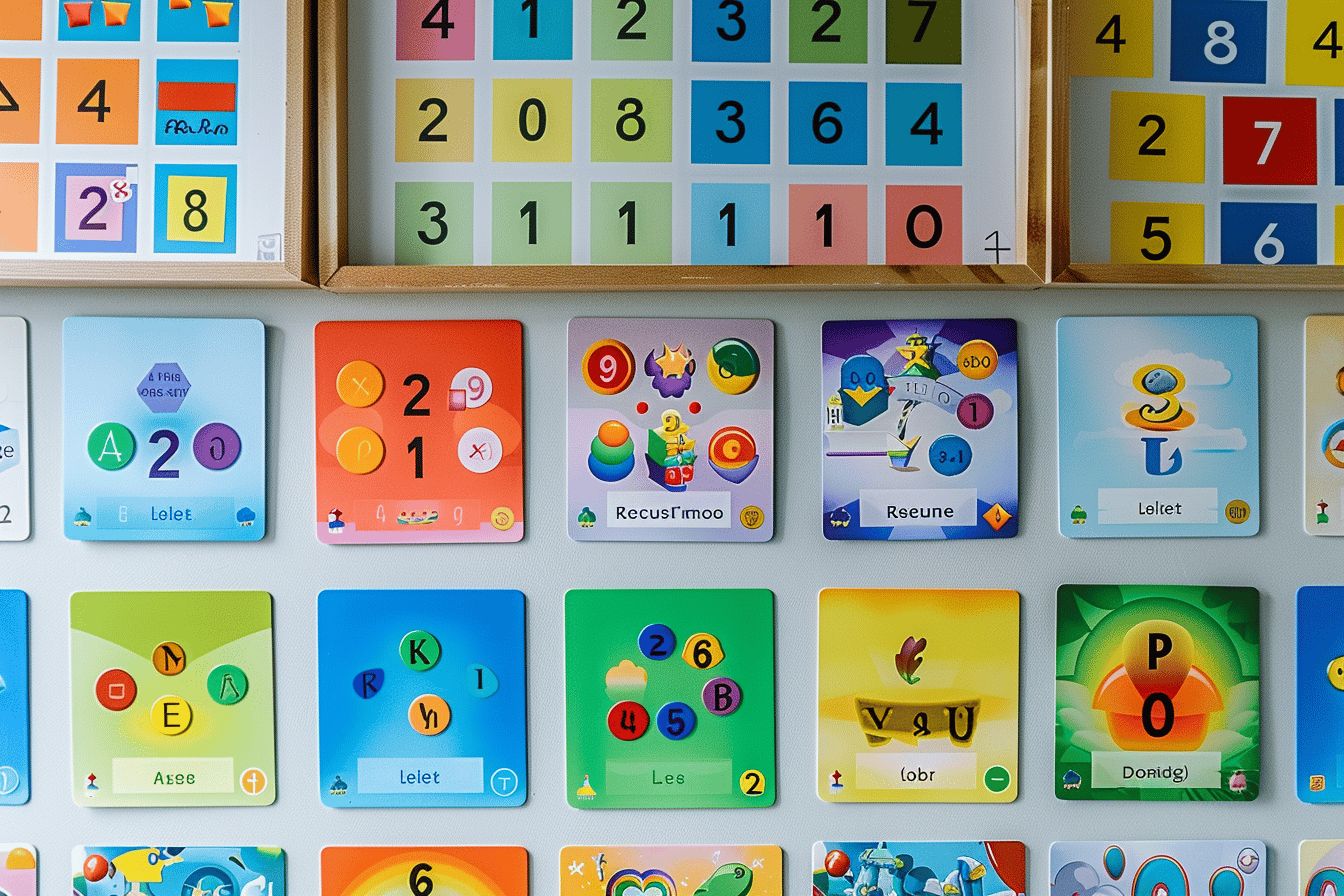 Jeux de cartes éducatifs : classement par niveau