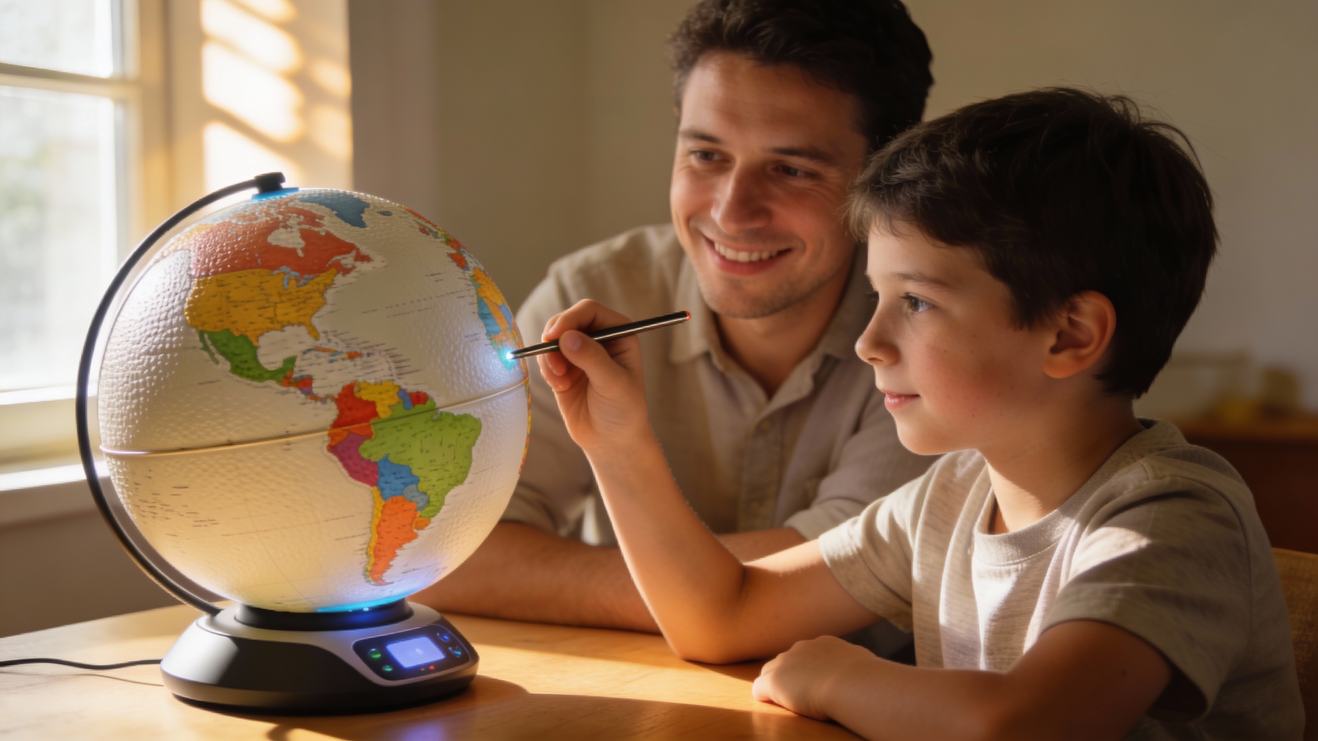 Globe terrestre interactif