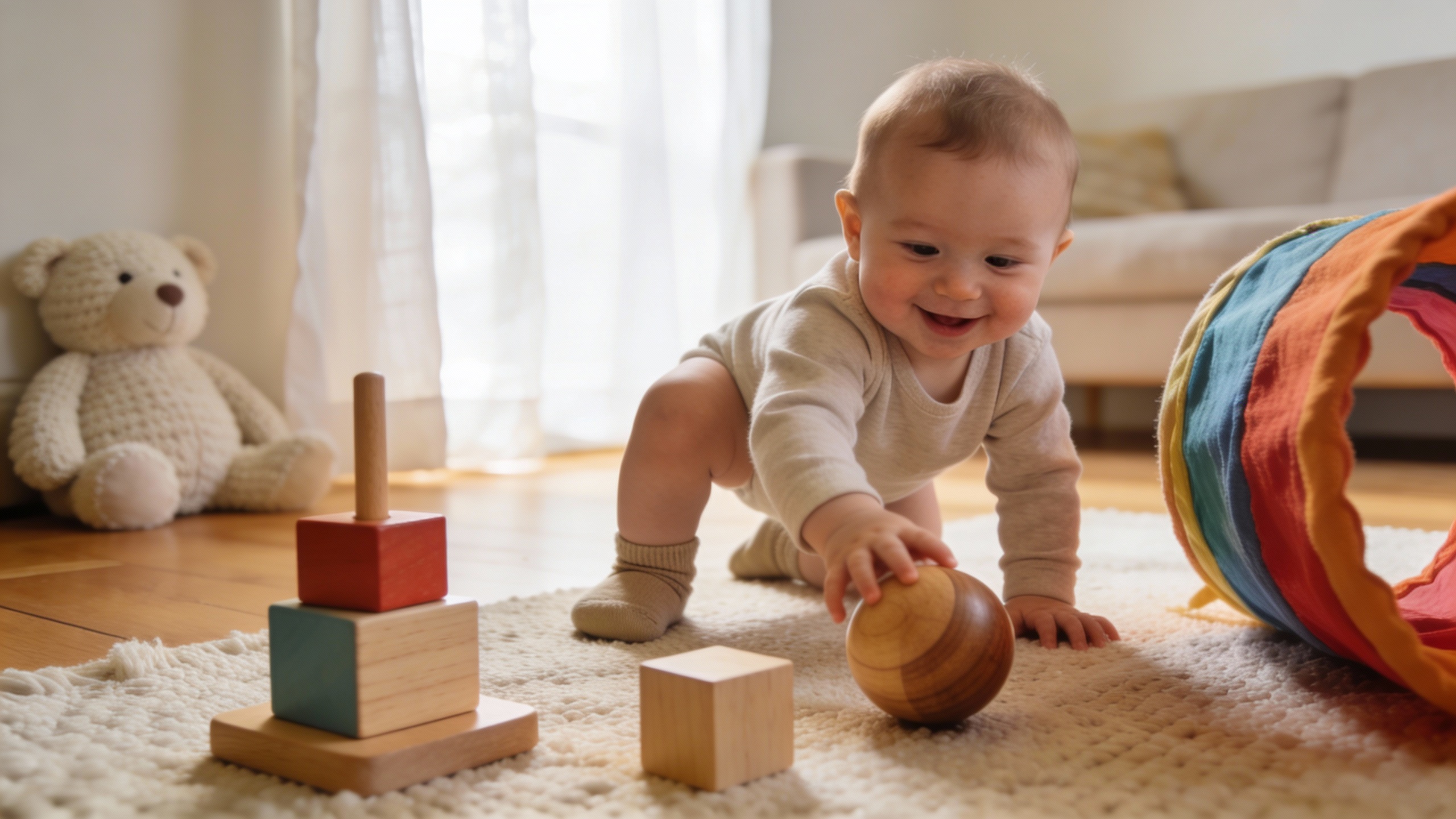 Jeux bébé 9 mois motricité